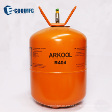 Cilindros de gas refrigerantes de 10.9 kg R404A Gas de gas frío R404A Precio para la venta en hidrocarburos y derivados